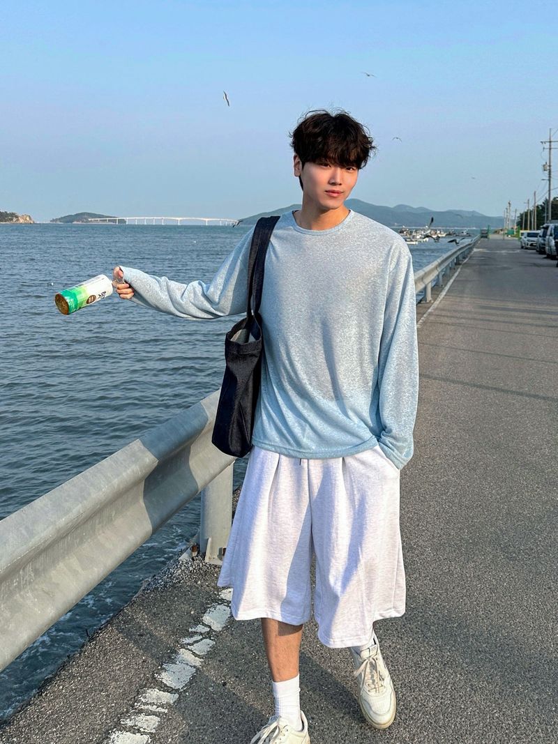 HM Linen loose fit long sleeve
