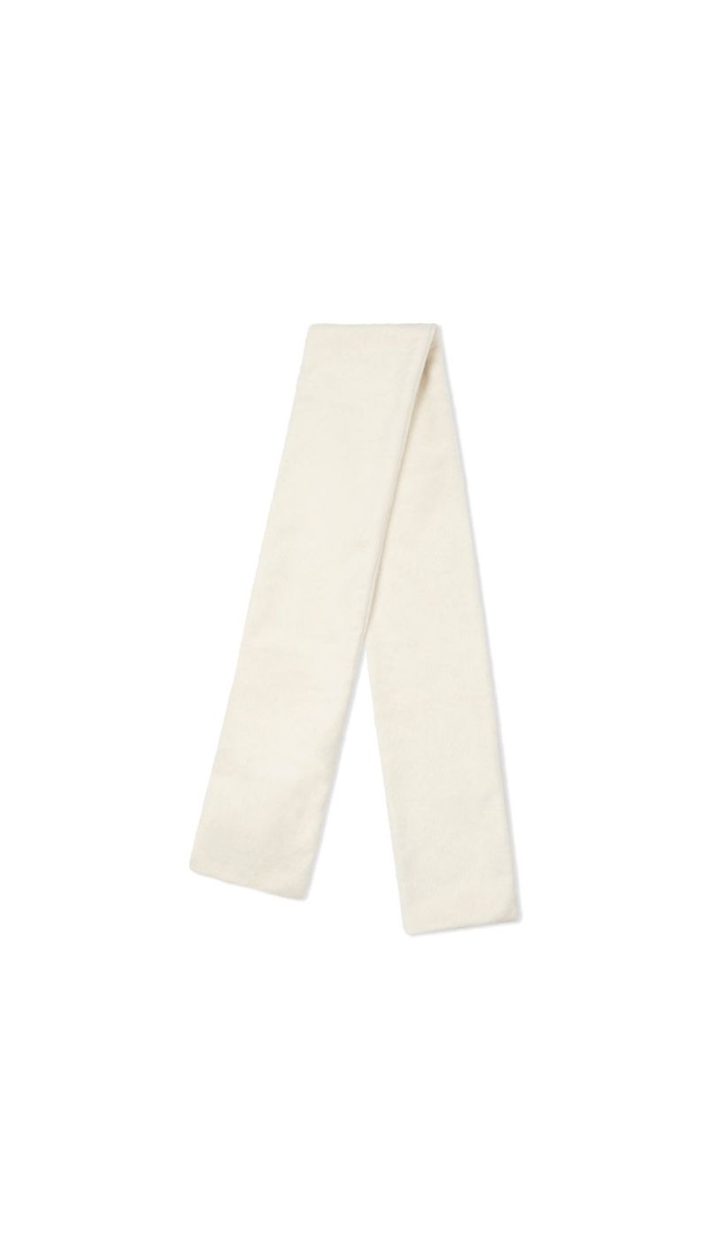 Ribbon Muffler_Fairy ivory