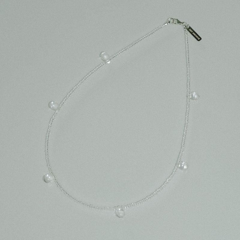 Clear dew necklace