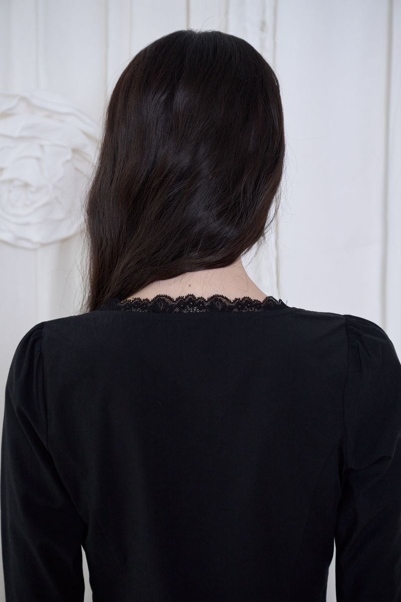 Mabel Lace Square-Neck Blouse (3 colors)