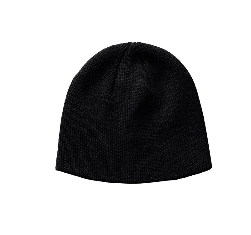 [mnem] Logo Short Beanie (black)