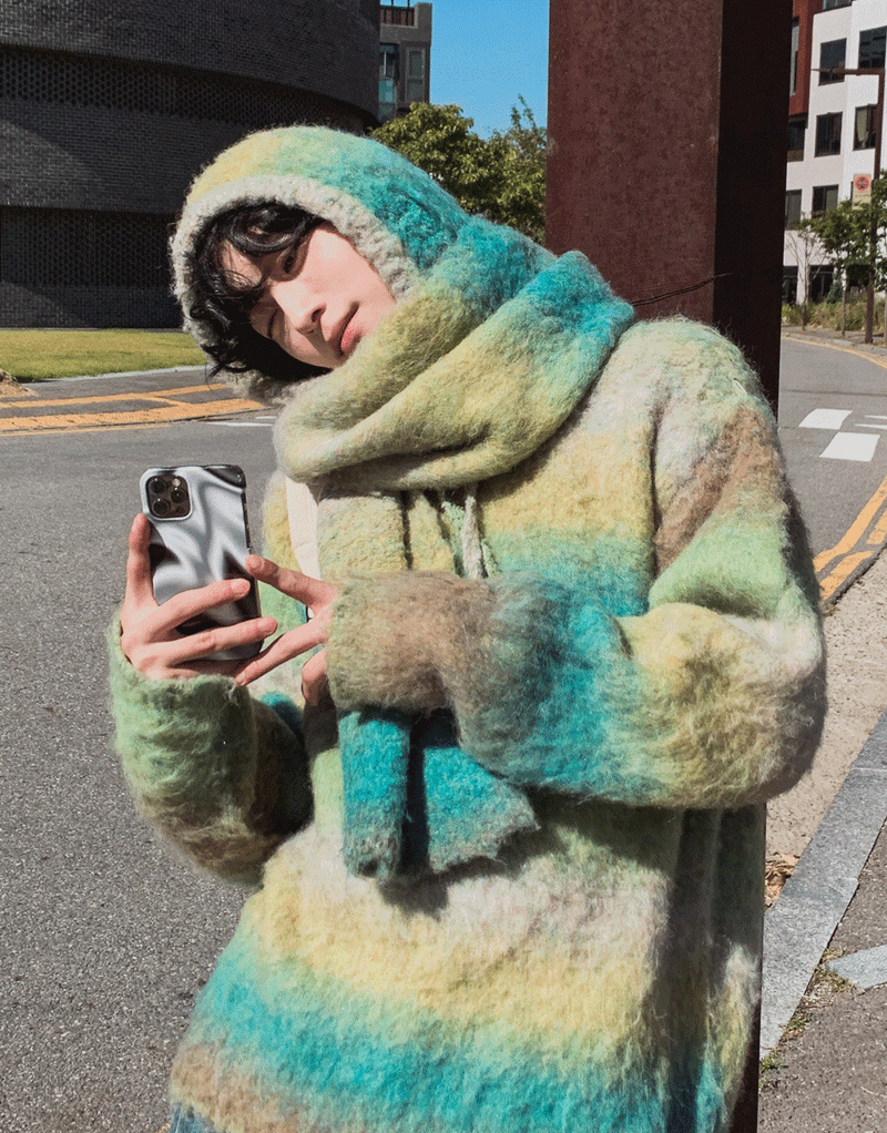 2PLAN（ツープラン）の「カラフルグラデーションマフラー（ファッション小物）」
