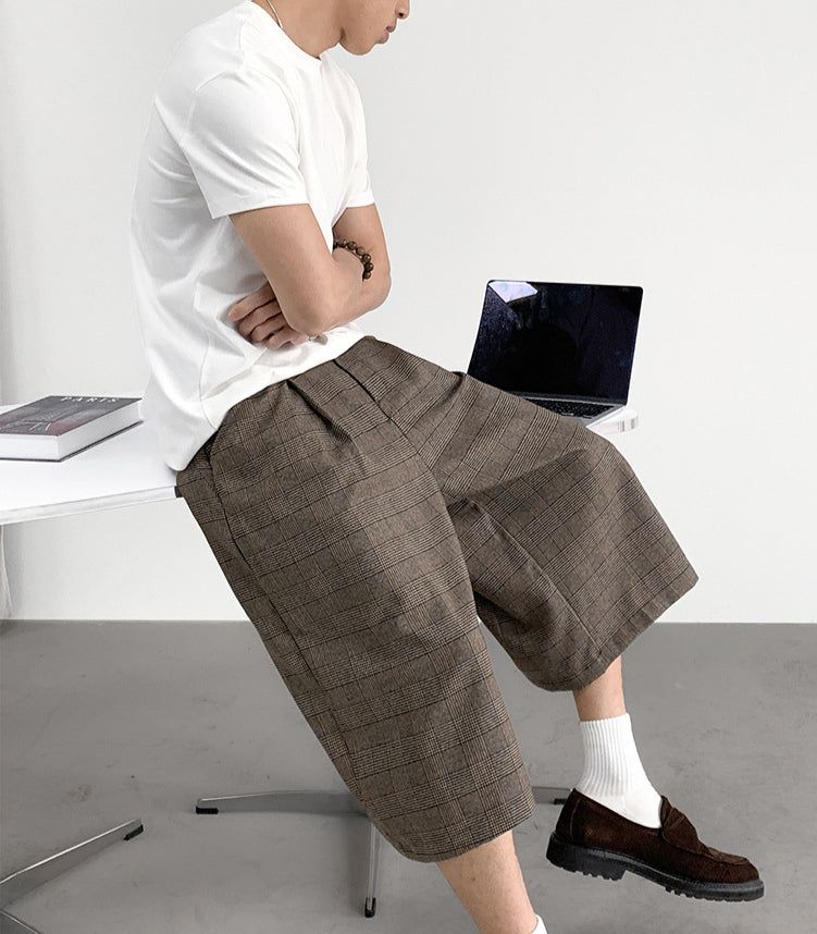 Hector Check Wide Culottes