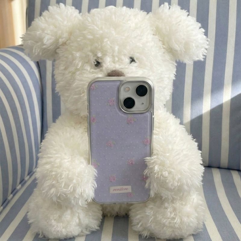venitore（ヴェニトー）の「[MADE][Glass Silver Bumper Case] Soft Angora Knit Case（Smartphone Accessories）」