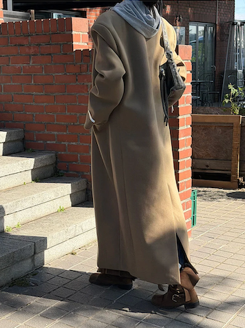 [Unisex] Max double long coat(2color)