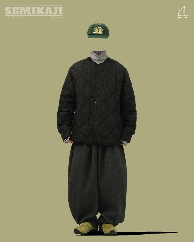 SEMIKAJI（セミカジ）の「GM Basic Quilting Jacket（Jackets/Outerwear）」
