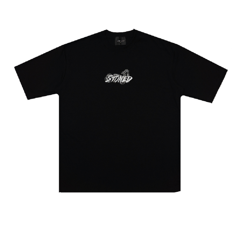 Stoned & Co.（ストーンド アンド コー）の「マイスティックジェネティックスネークティーブラック（トップス）」
