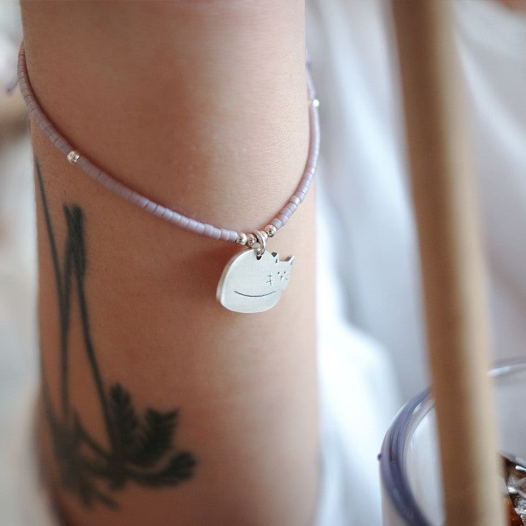 POUNDCAT（パウンドキャット）の「Lucky meow bracelet - Pupple（Accessories）」