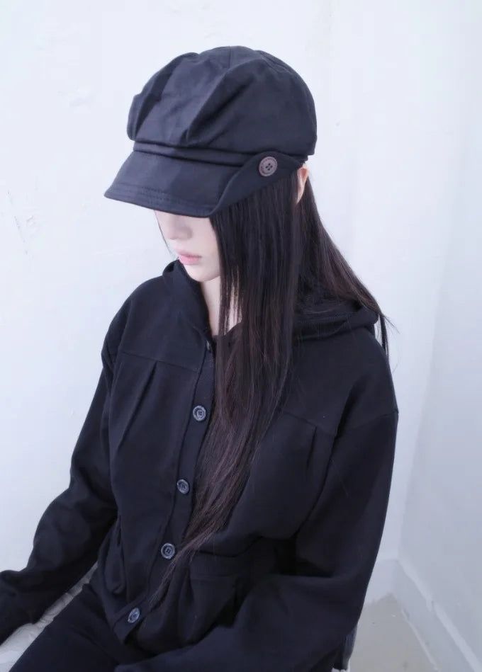 myorang（ミョラン）の「チュイボタン ベレー帽 (2color)（帽子）」