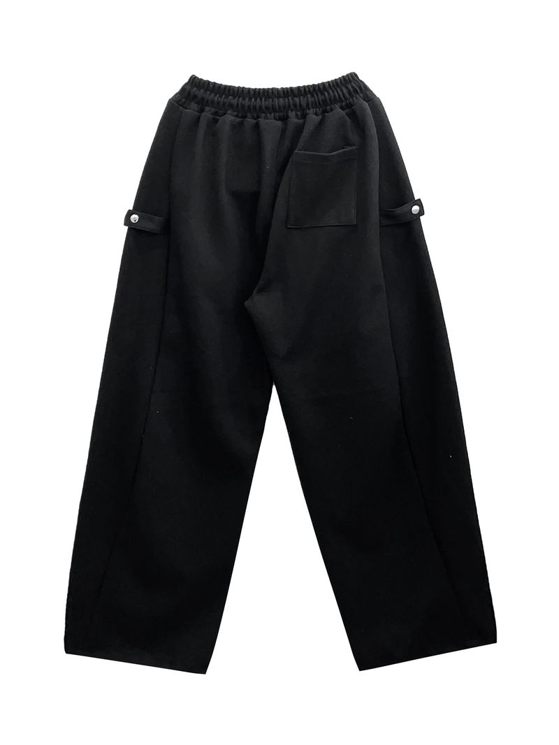 Pinch Side Snap Sweat Pants 6C