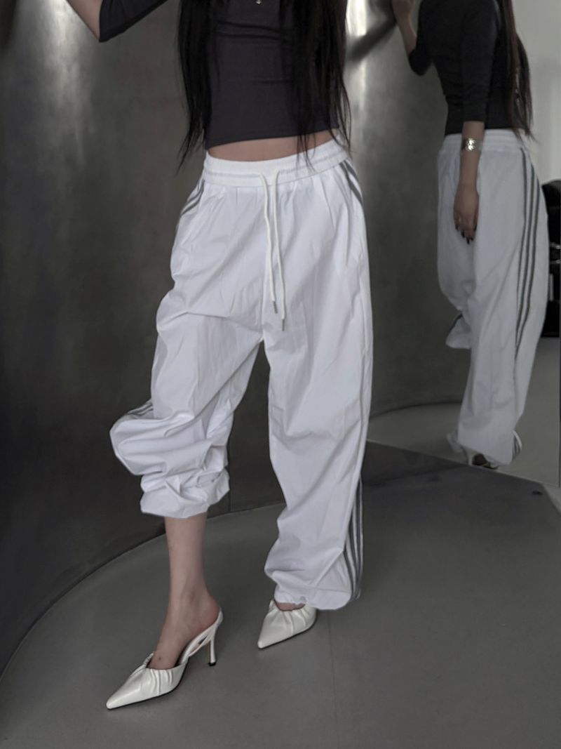 smoke track summer pants (2color)