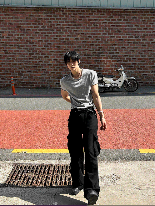 クロップマッスルフィットTシャツ