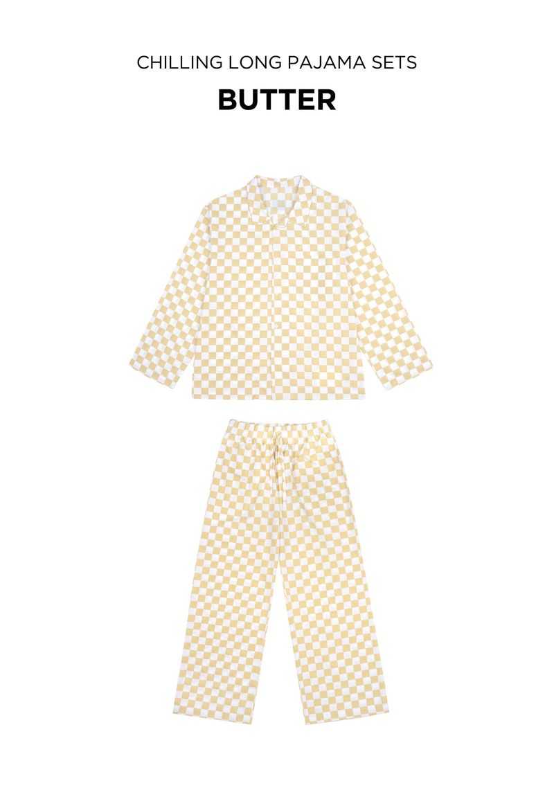 Chilling Pajama Long Set (3 Colors)
