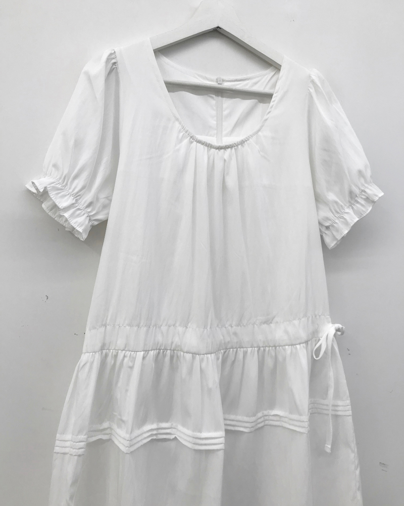 Layla Pintuck Midi Dress (2color) 