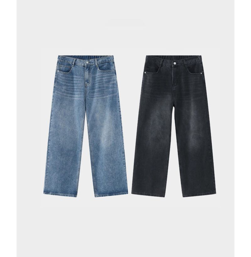 LMN ENF Basic Wide Denim Pants (2 colors)