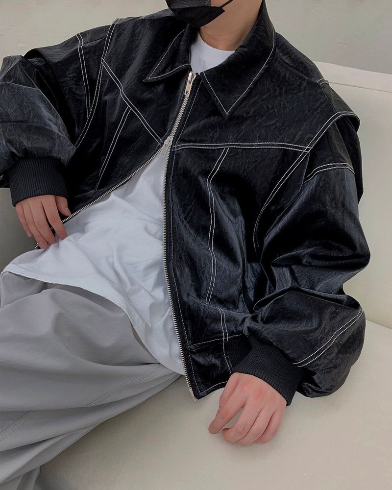 COZINESS（コジネス）の「OWN Viper Leather Jacket (3 colors)（Jackets/Outerwear）」