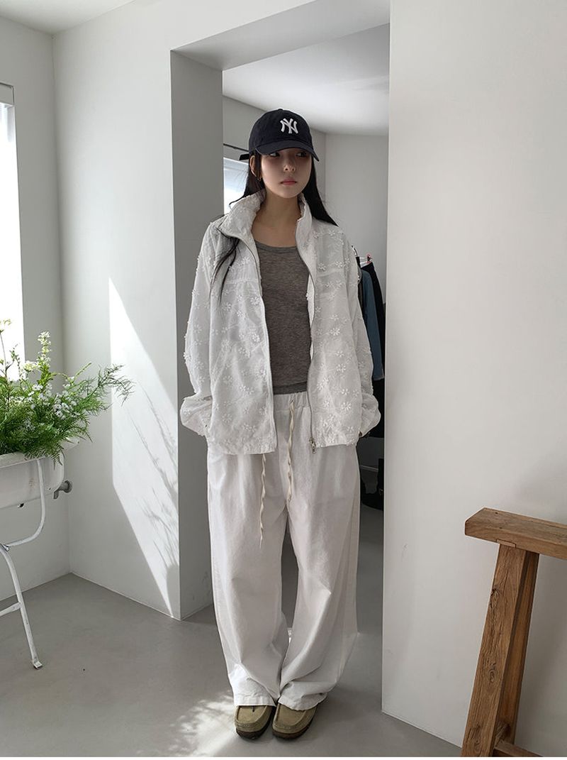 REFRESH WIDE BANDING PANTS (5C)