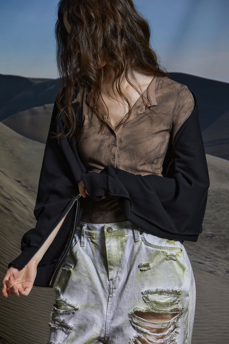 ZIP-UP BOLERO