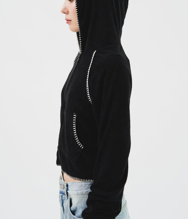HIFIFNK(ハイファイファンク)の「(W) Debon Towel Zip Hoodie (2color)(Tops)」