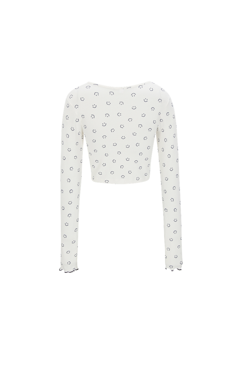 smile cardigan ivory