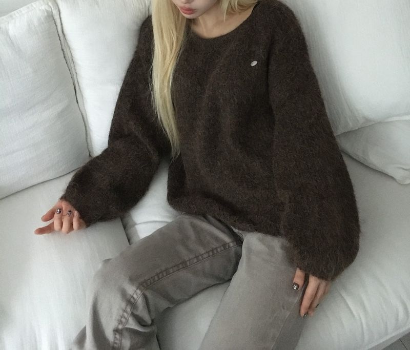 Angora Knit Sweater