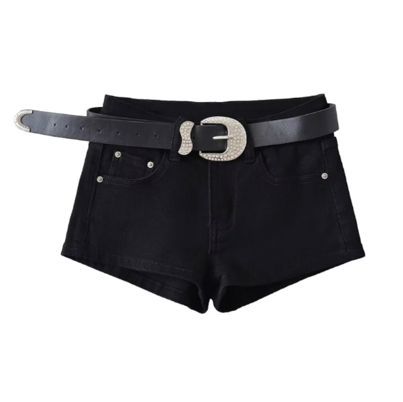 Cozy&Kitsch（コージーアンドキッチ）の「Keira Belted Denim Shorts（Pants）」