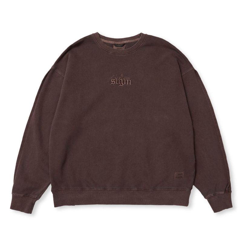 PIGMENT ML CREWNECK BROWN