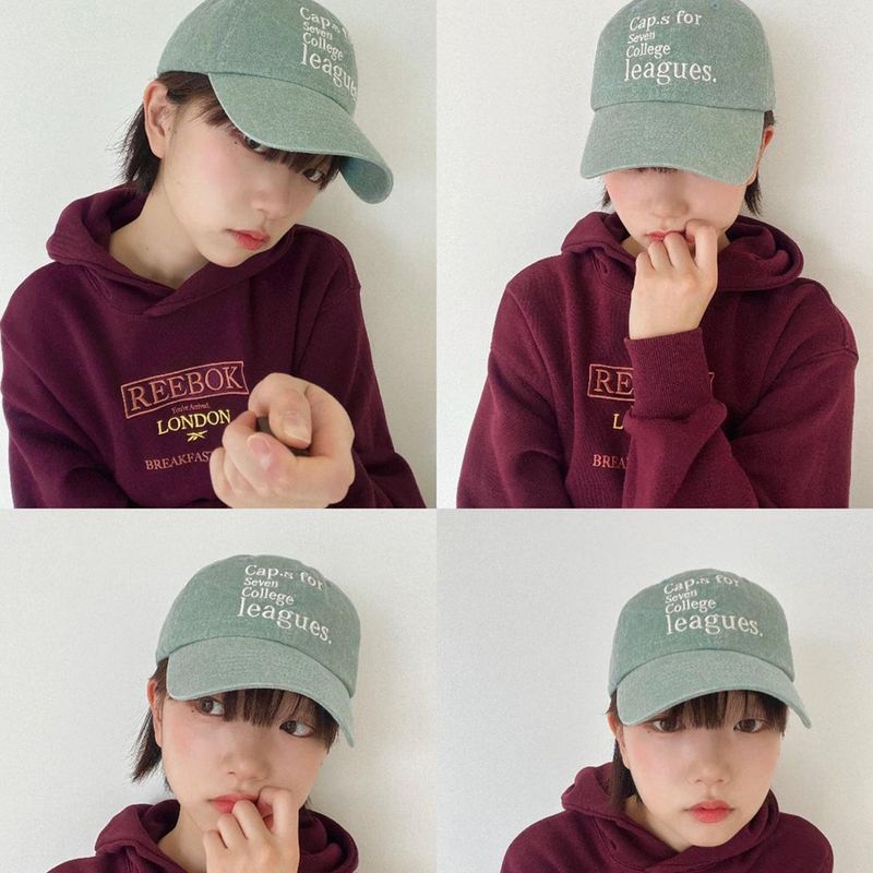 7 COLLEGE NEW WORDING BALL CAP