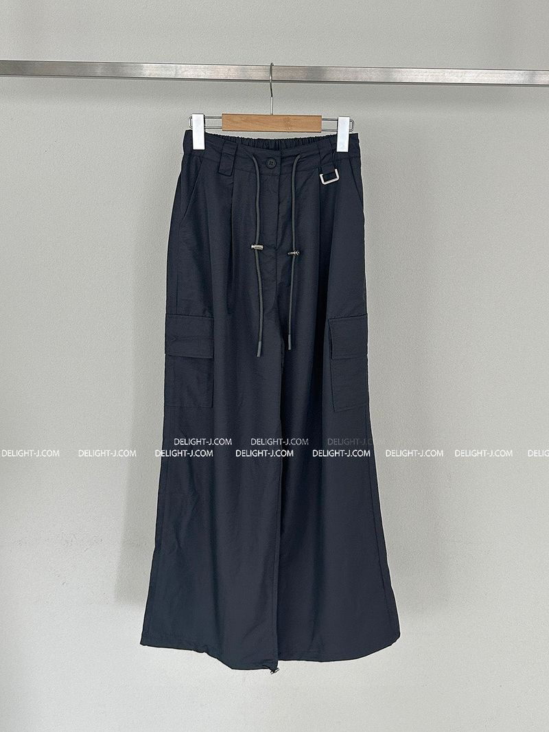 Nikki String Jogger Wide Cargo Pants
