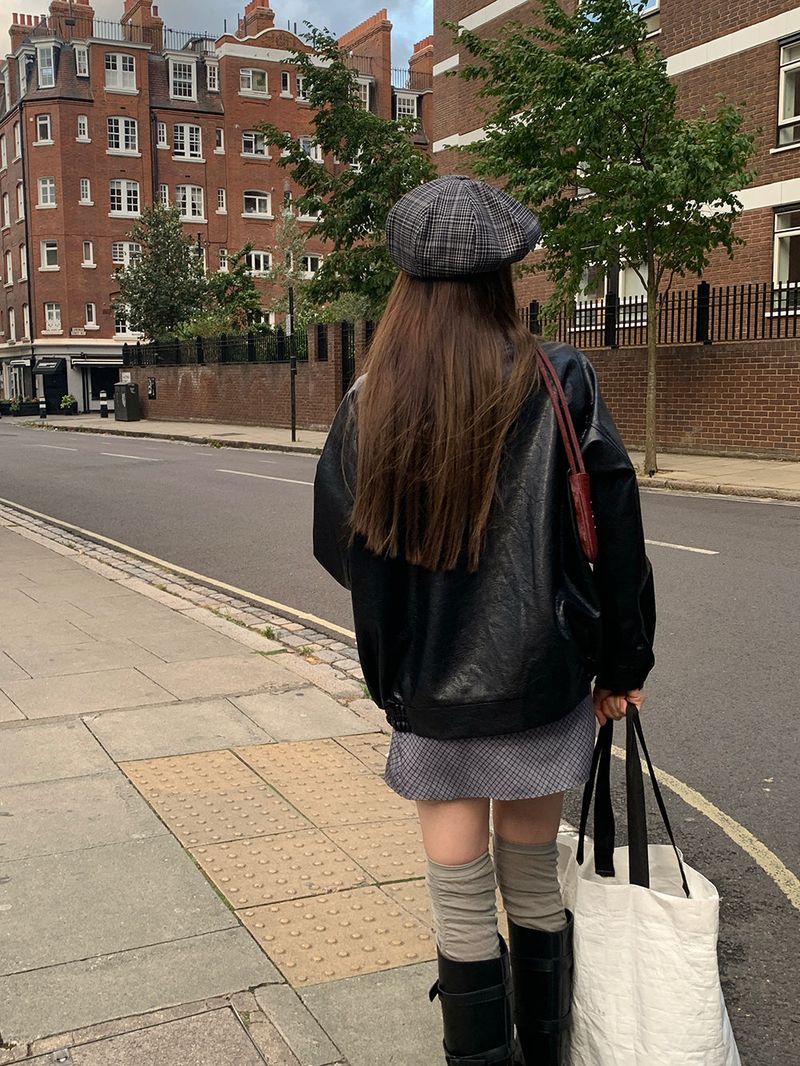 [MADE] Bellis checkered mini skirt