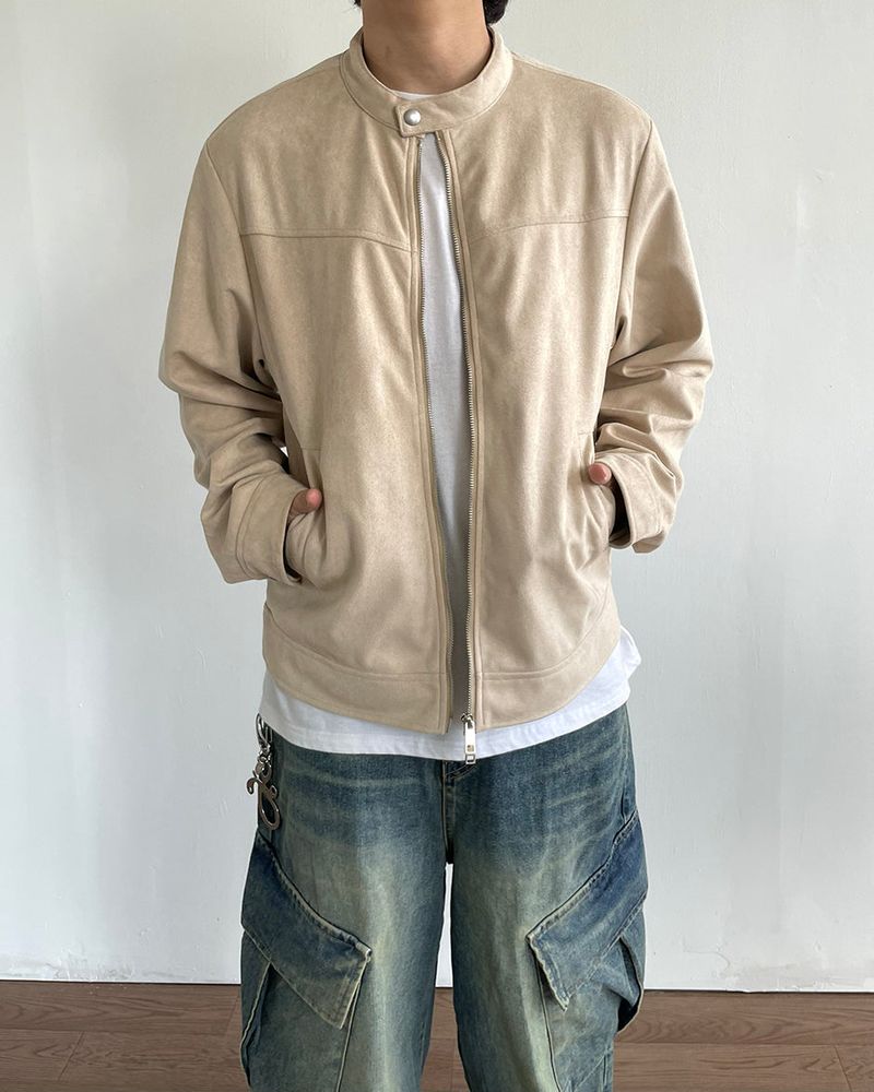 Nova Suede Snap Jacket