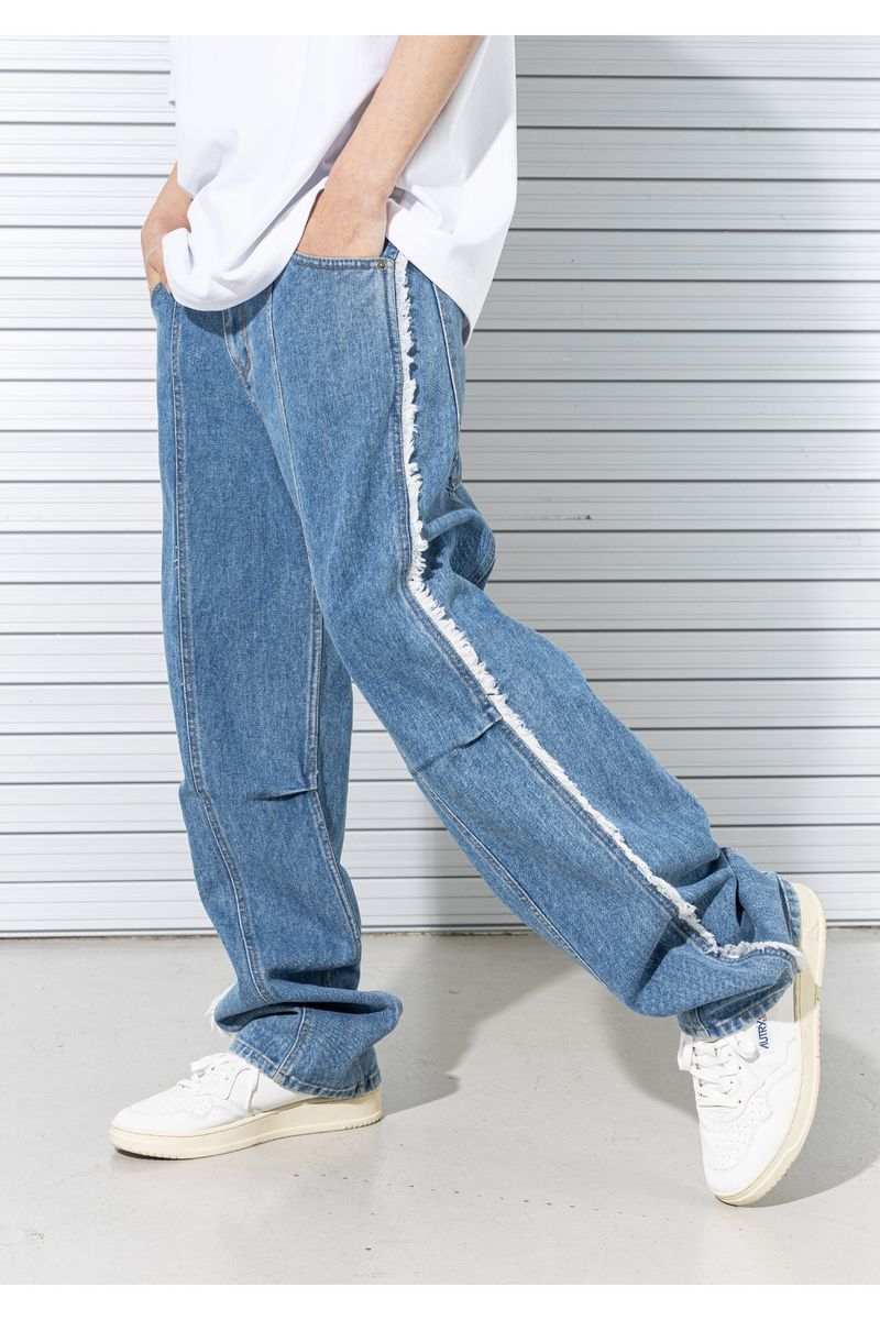 MASSNOUN（マスノウン）の「ダブルインシションデニムパンツ（パンツ）」