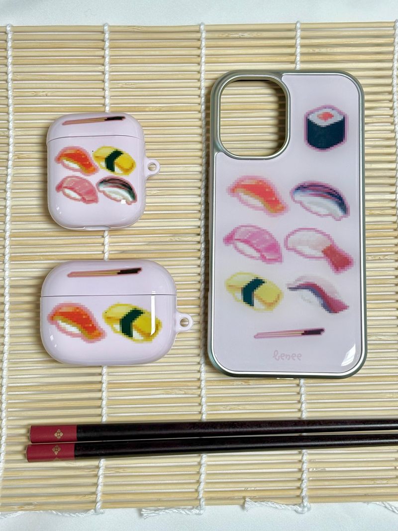 Pixel Sushi Epoxy Bumper Case