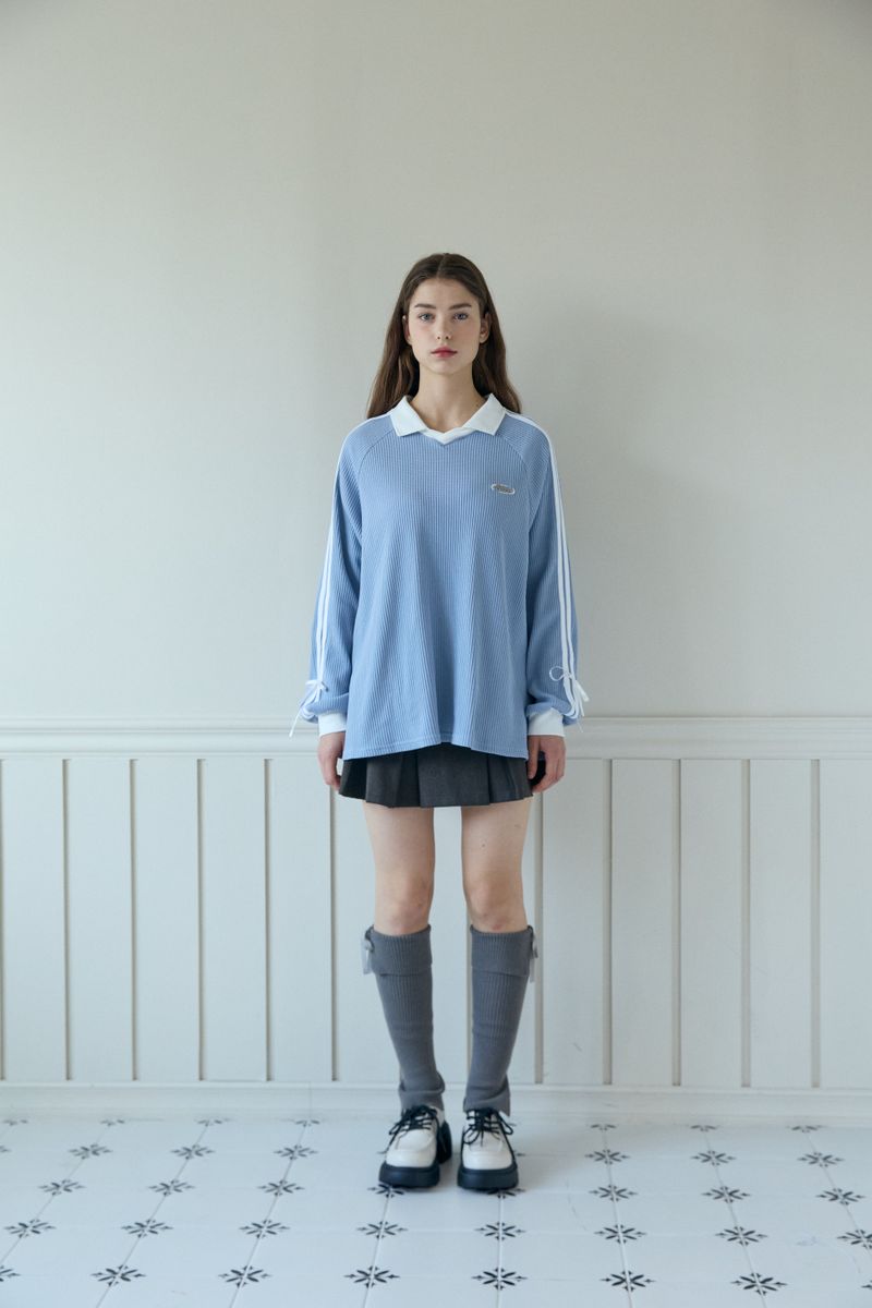 TRACK RIBBON TOP (3 COLORS)