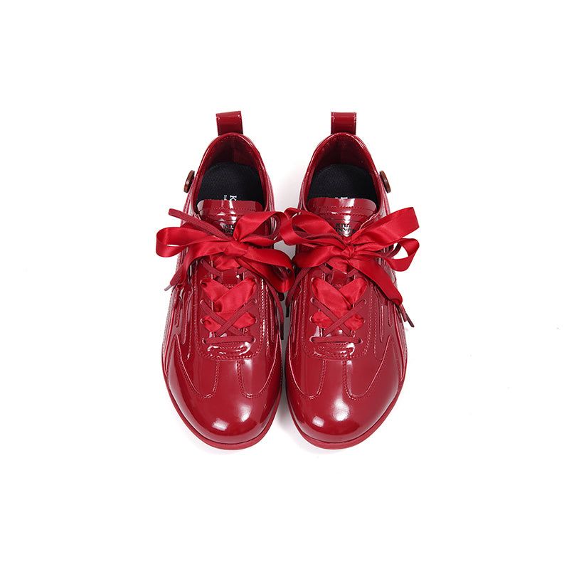 KILLWINNER Red Athletic Trainer Shoes, Casual Sports Shoes