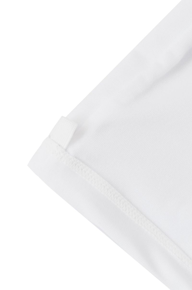 Two-way X strap water short pants (white)