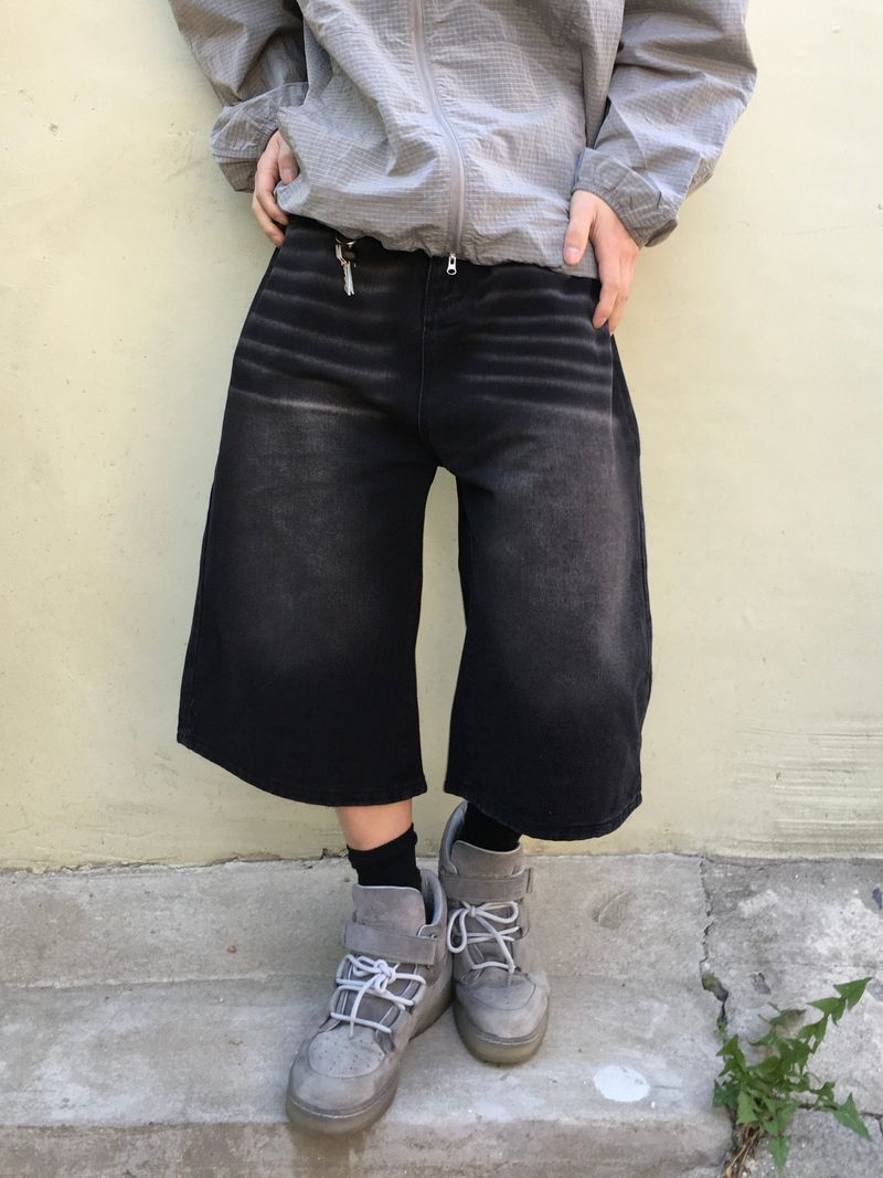 Luke Washed Bermuda Denim Pants 3C