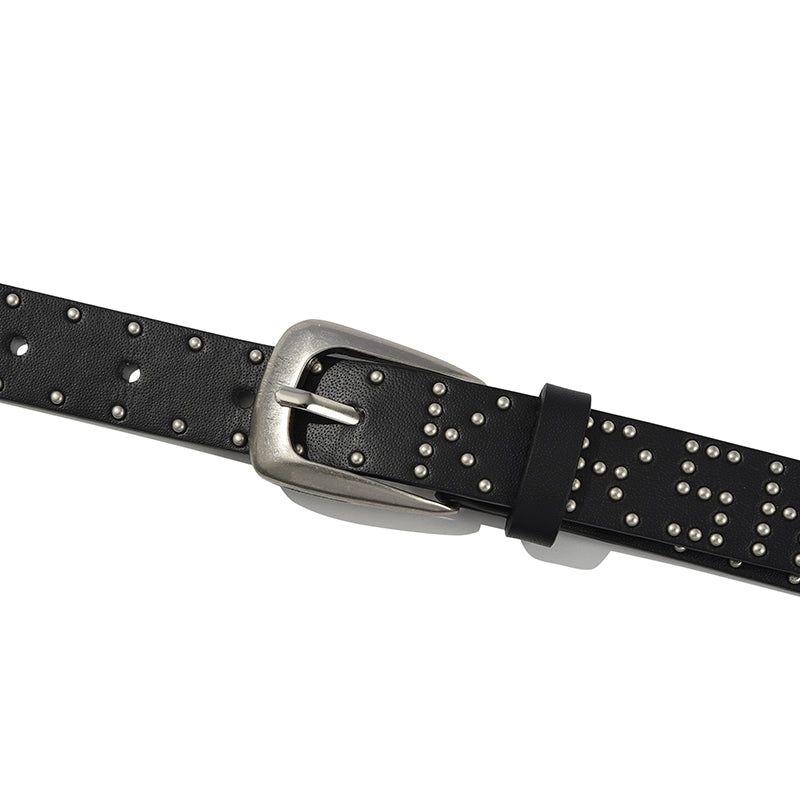 STUD POINT BELT [BLACK]