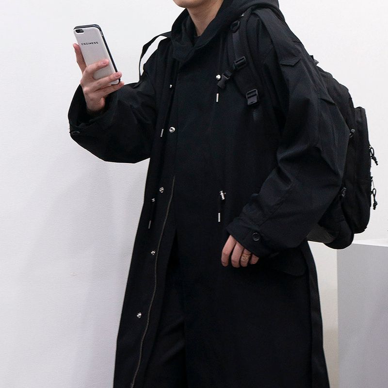 SK Maxi Bomber Jacket Hood Coat (3 colors)