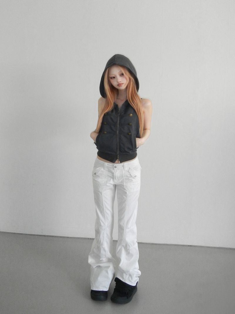 crispy 81 straight pants(2 color)