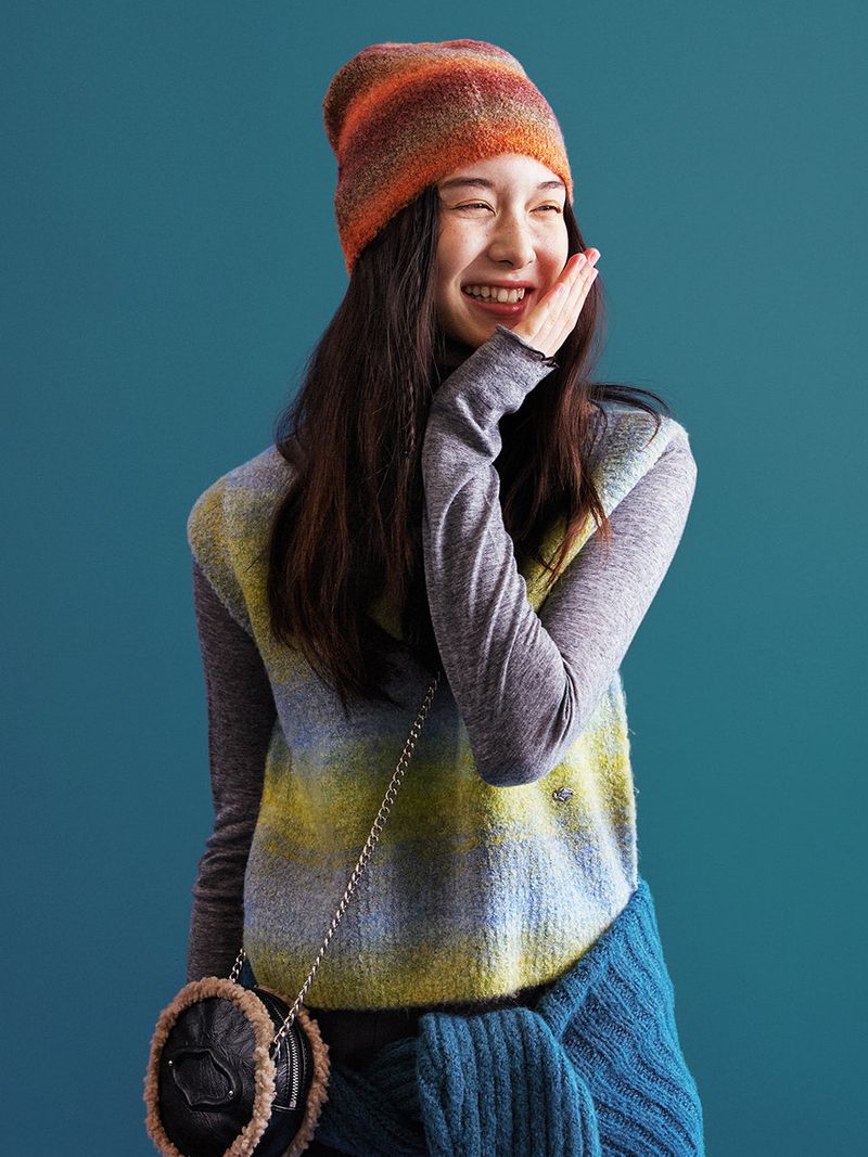 Ethnic Buckle Beanie