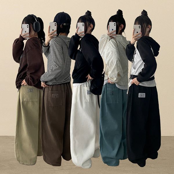 hijjoo（ハイチュー）の「Millet Tantan Back Pocket Patch Pintuck Wide Pants[Long & Short]（Pants）」