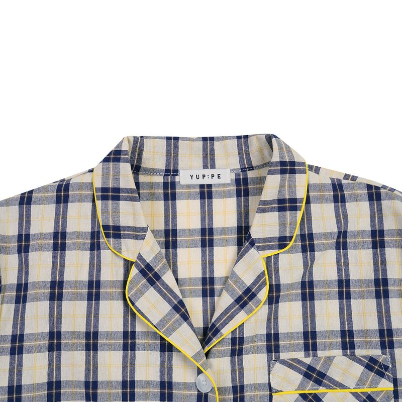チェックパジャマ(W) / CHECK PAJAMA_NAVY(W)