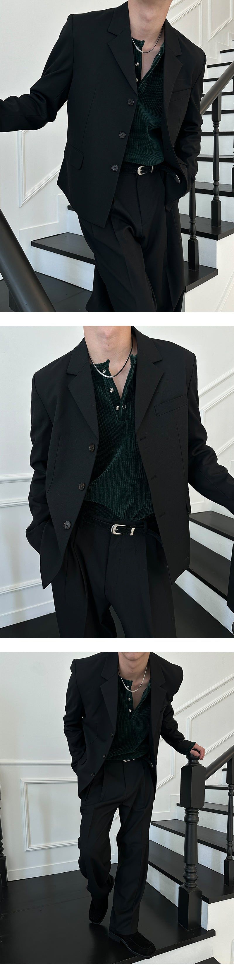 [F/W] Standard 3button short jacket(2color)