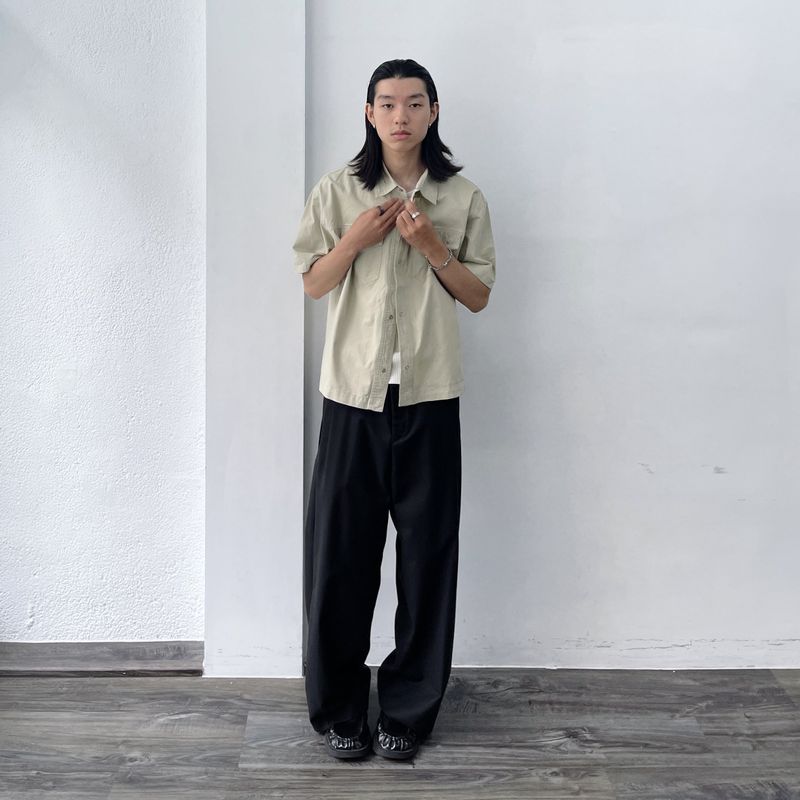 Light Sand Double Pocket Shirt