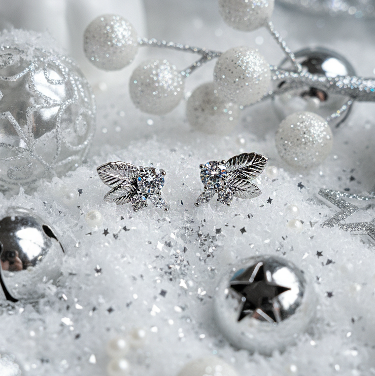 Elf Leaves Piercing - Silver Color