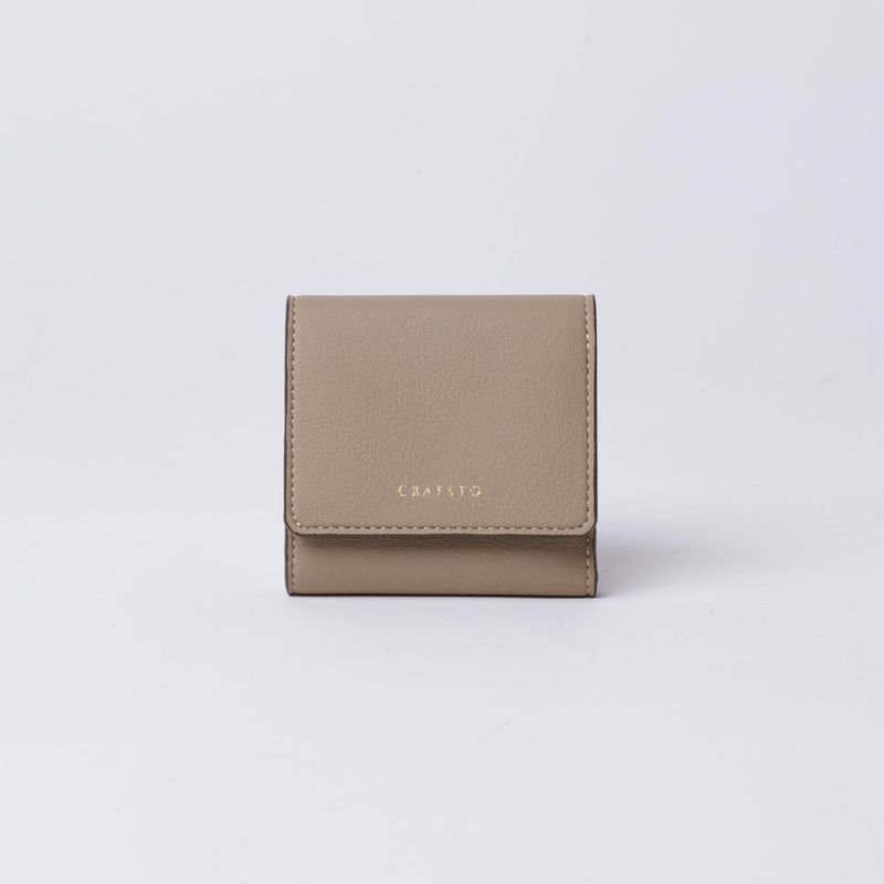 Cactus leather tri-fold wallet