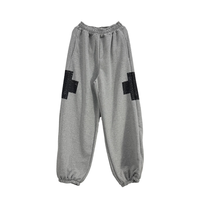 crack cross jogger pants