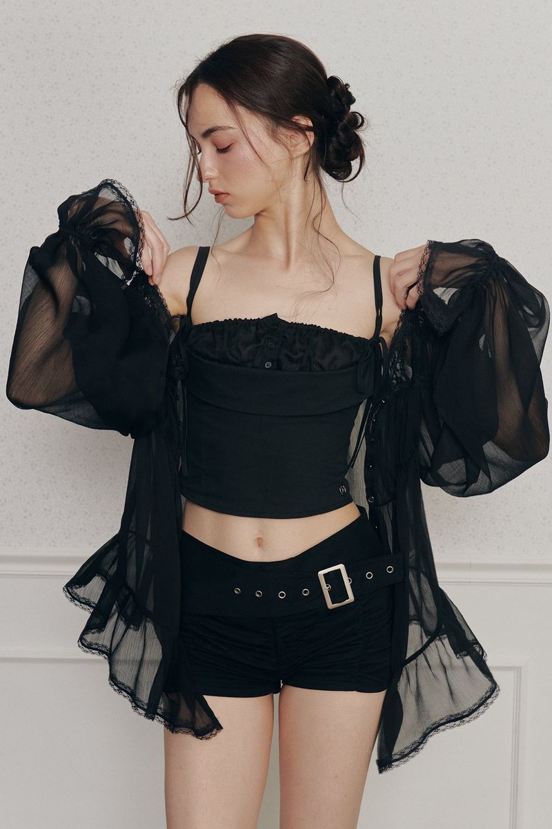 MOONRISE BLOUSE black