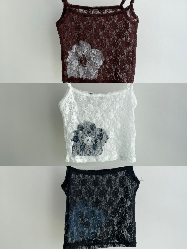 seezul（シーズル）の「lace flower sleeve（Tops）」